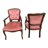 Deux fauteuil cabriolet style Louis XV
