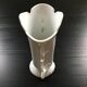 White vase flowery handles