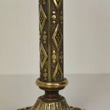 Bougeoir en bronze doré