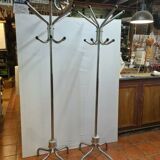 vintage parrot coat rack in chrome iron