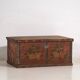 Small antique chest with floral motifs (c.1920)