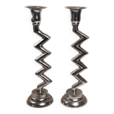 Zig Zag Candle Holders