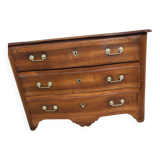 Walnut chest of drawers
