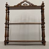 19th century mahogany wall shelf