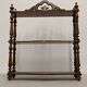 19th century mahogany wall shelf