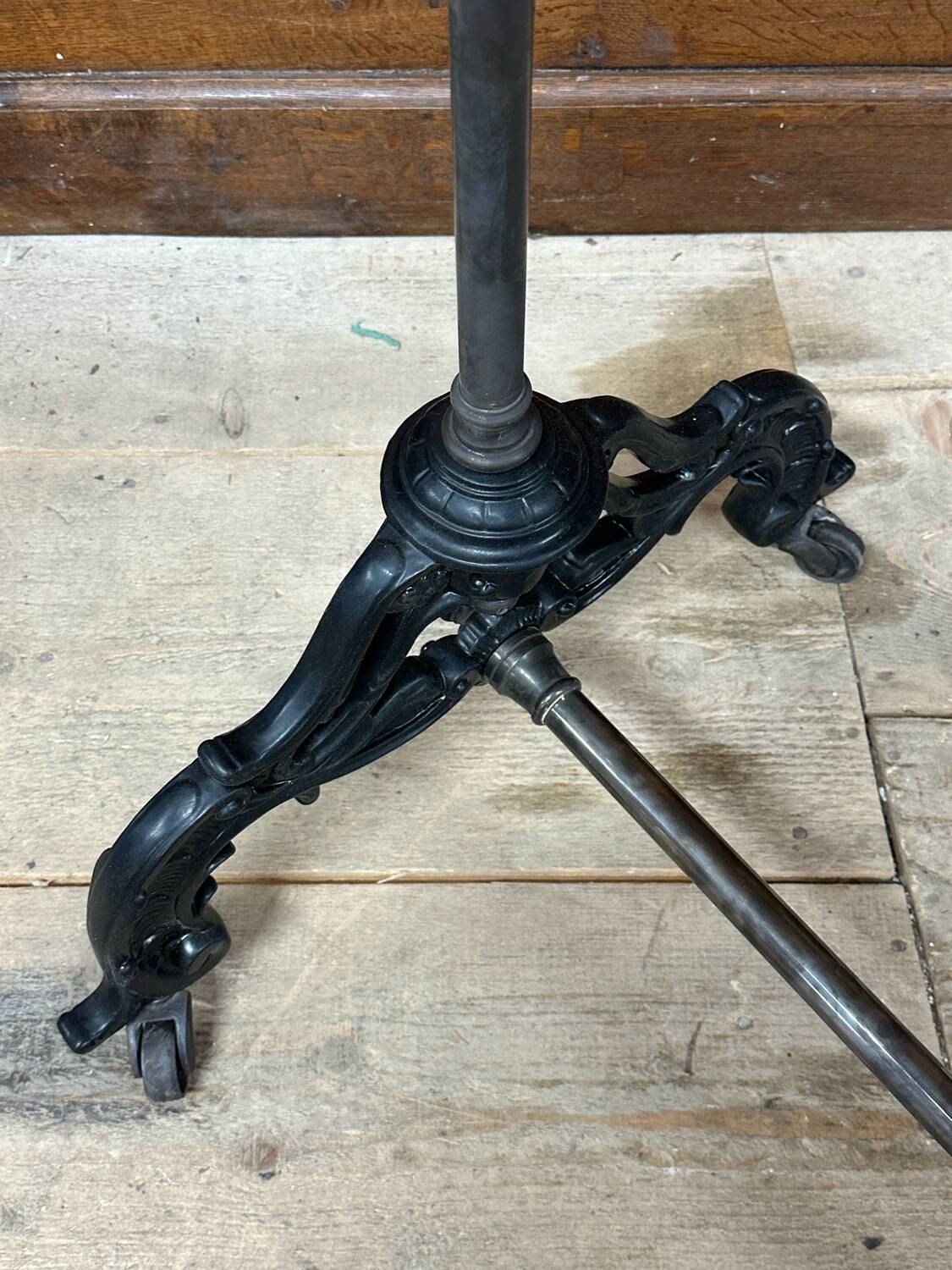 Siegel brand brass clothes rack, circa 1900