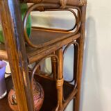 Rattan shelf
