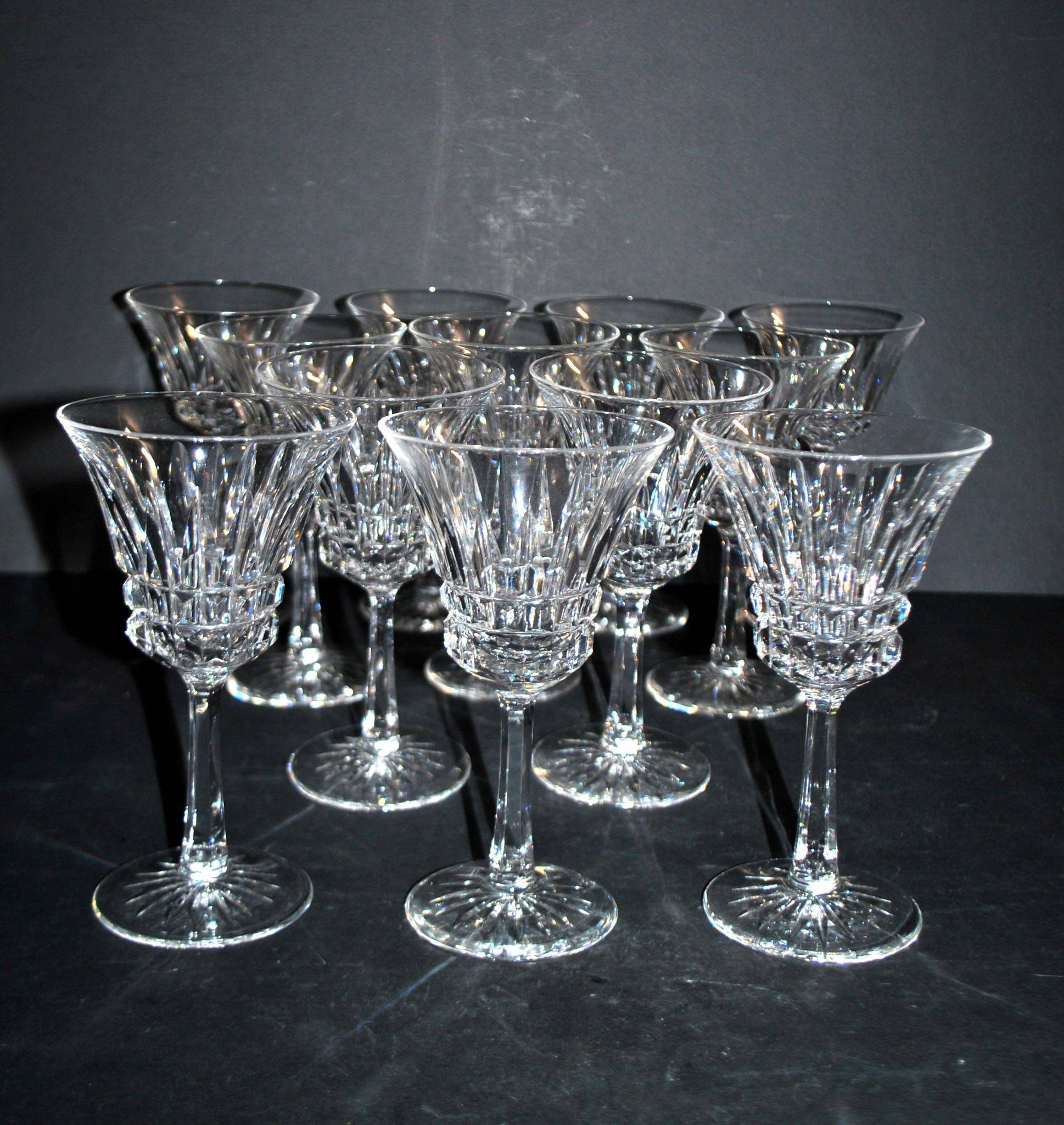 Villeroy Boch set of 12 cut crystal wine glasses – model Royal VB H14.5cm