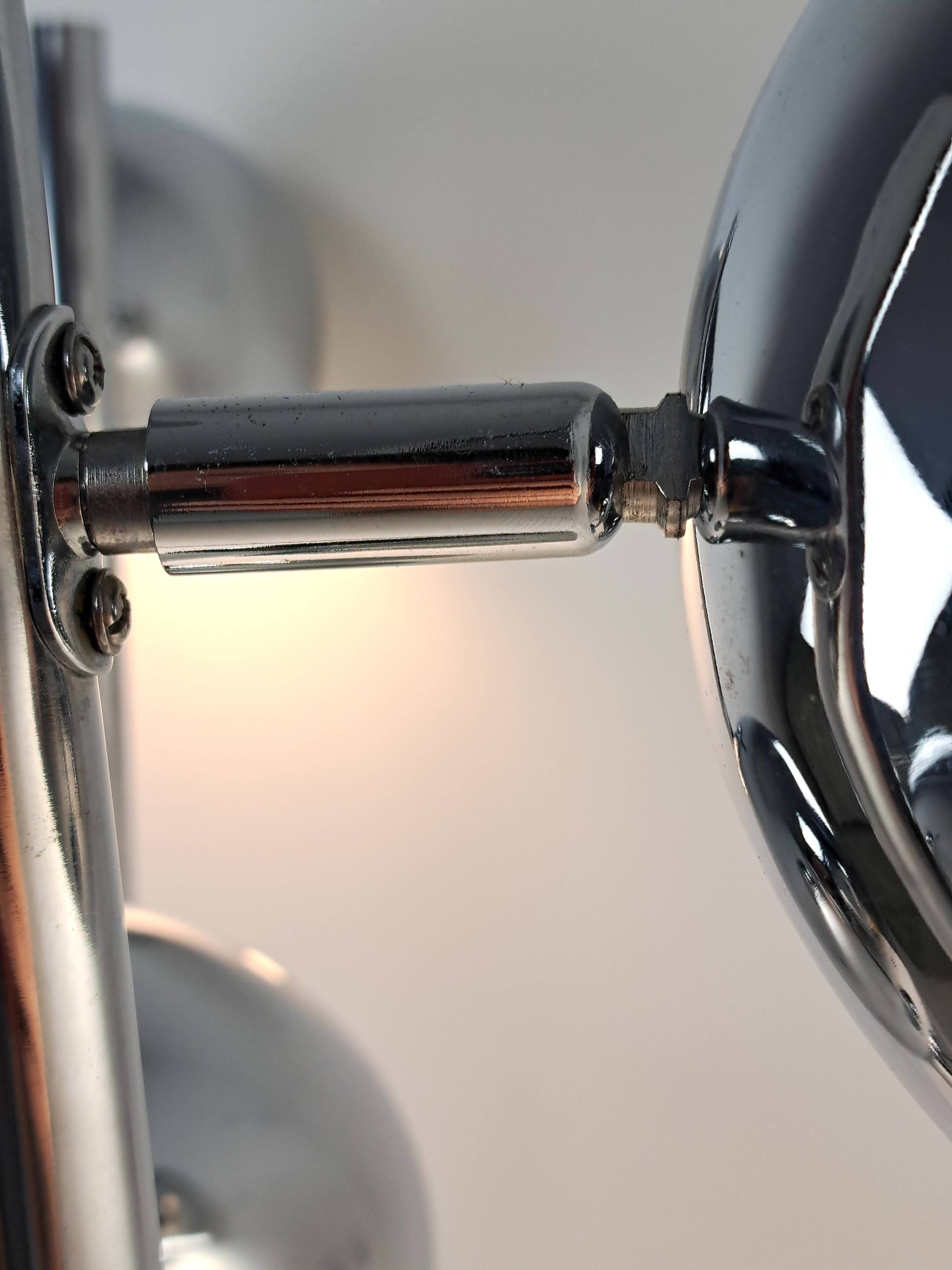 Pair of vintage space age eyeball lamps