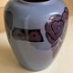 Purple vase by O. Larrieu