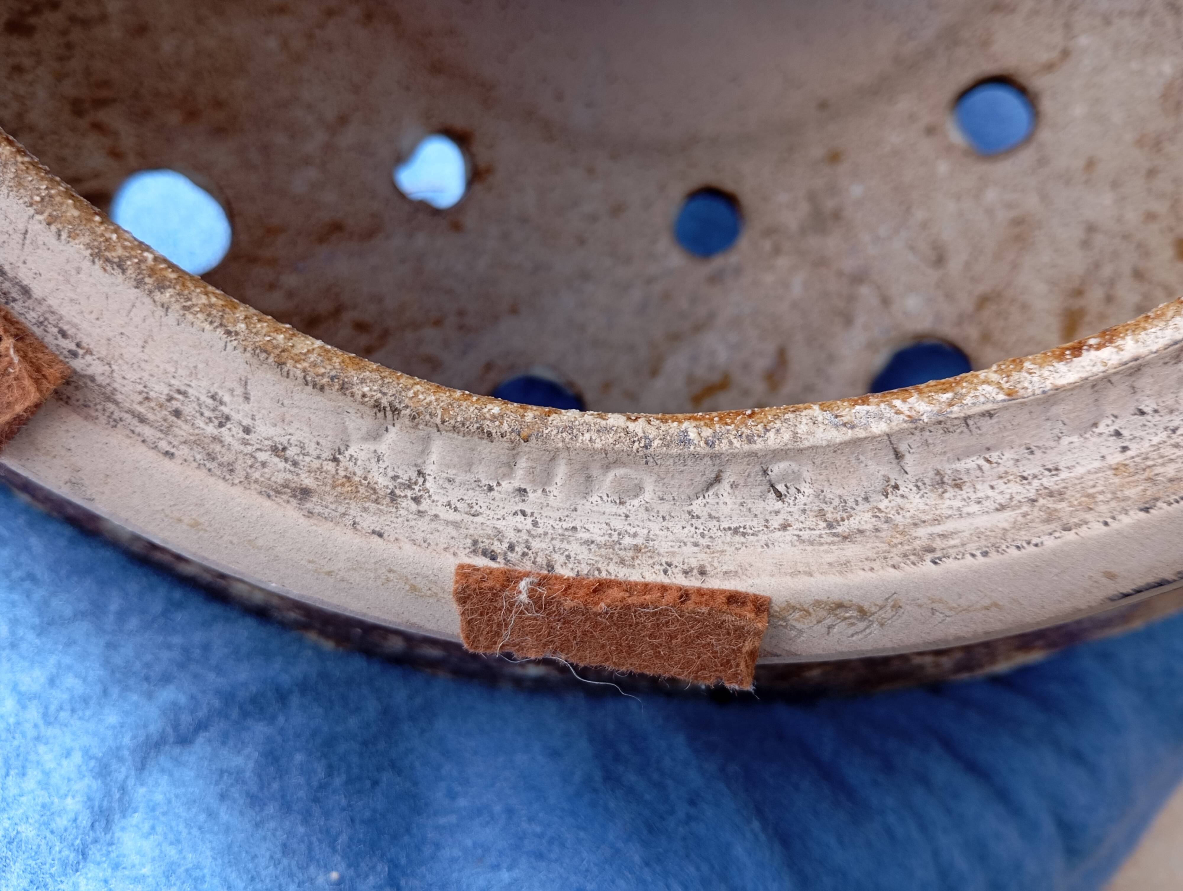 70s ceramic floor lamp