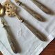 Antique service for sweets or hors d'oeuvres