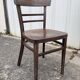 Set of 40 old beech bistro chairs