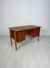 1960s Vintage Mid-Century Curved Danish Teak Writing Desk
