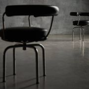 LC7 chairs by Charlotte Perriand, Le Corbusier and Pierre Jeanneret, 1980s