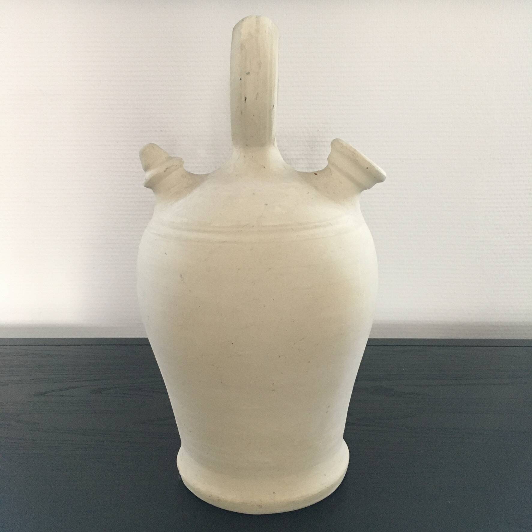 Large white water bottle