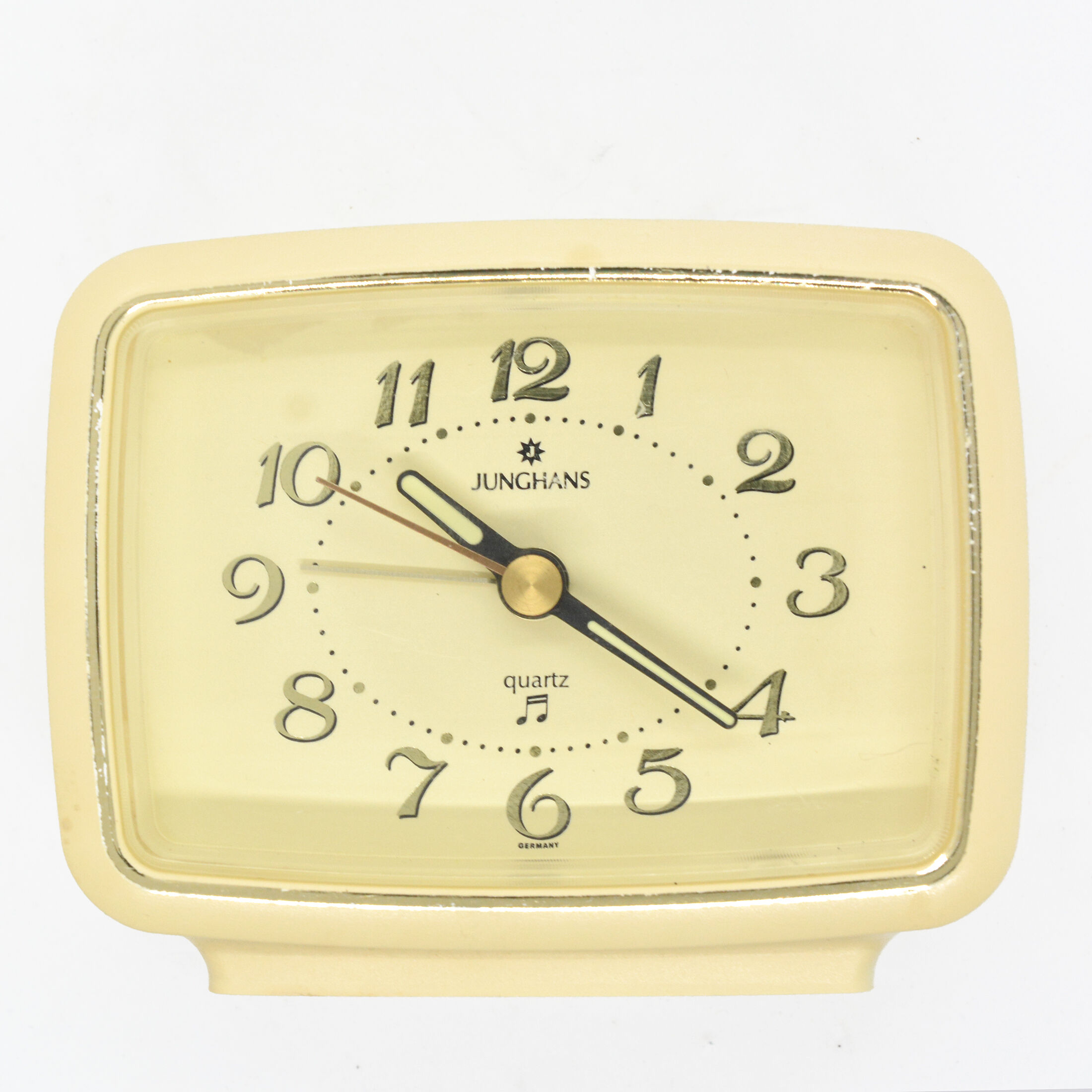 1980s Junghans modernist alarm clock, Germany