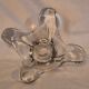 Crystal candlestick from Bayel, flower petal shape A559