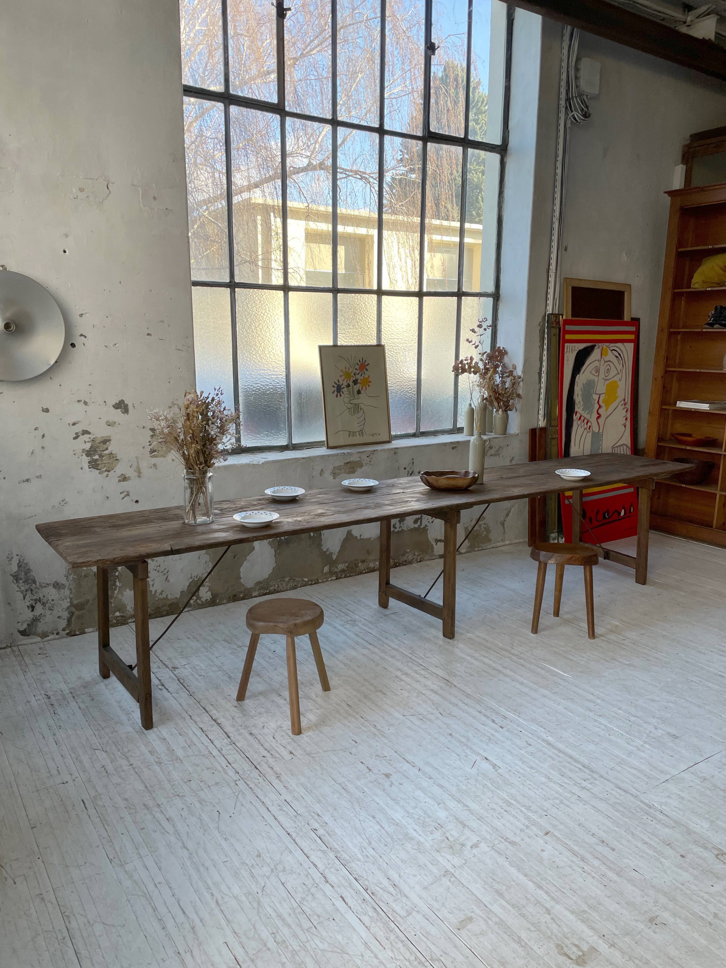 Guinguette table XXL 4m folding