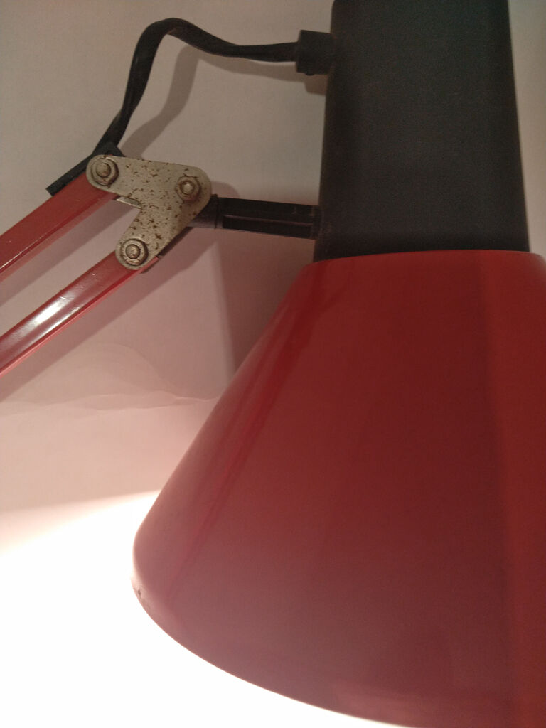 Red architects lamp