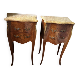 paire de chevets bois - style