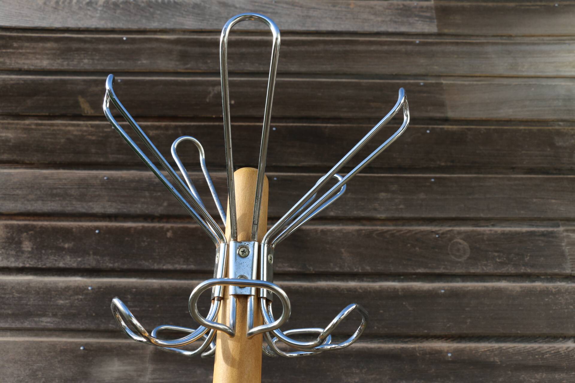 Parrot coat rack 1950 light beech