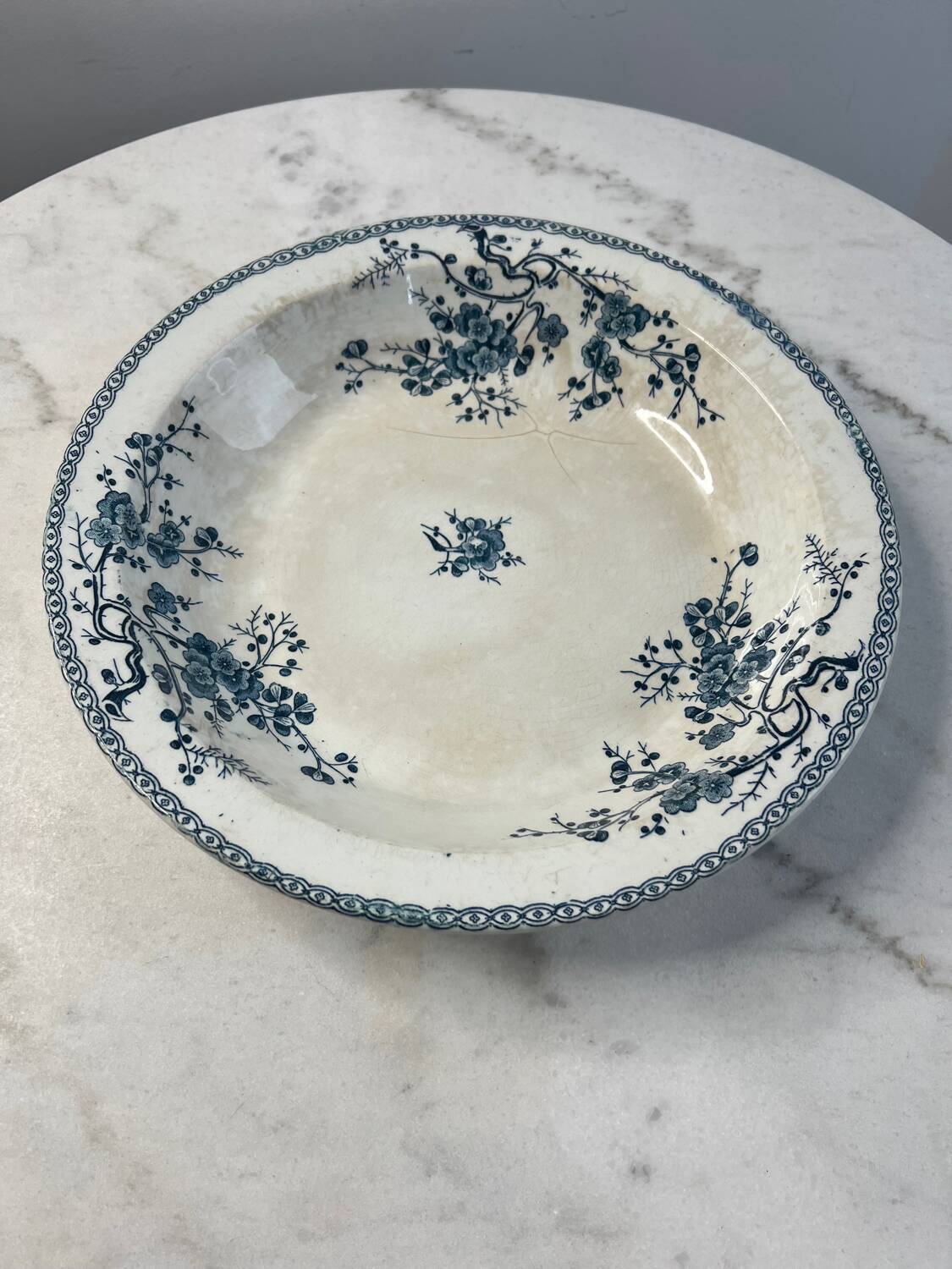 Large salad bowl GIEN Fleurette