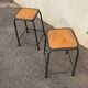 Set de 2 tabourets ind