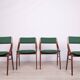 Chaises de salle à manger pour sauteurs à ski polonais de l'usine de meubles Zamojska, années 1970, lot de 4