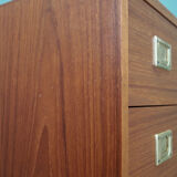 Commode en cerise, années 70, design danois, fabriqué au Danemark