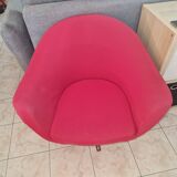 Red retro armchair ~1960