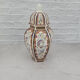 Antique Chinese vase or B&G Italy potiche in multicoloured porcelain