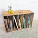 Vintage raw wood locker
