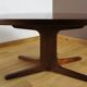 Table Ovale & Pied Central Vintage Année 1960 / 1970