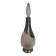 Cut glass carafe and pewter