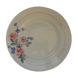 Cake plate, earthenware cup from luneville