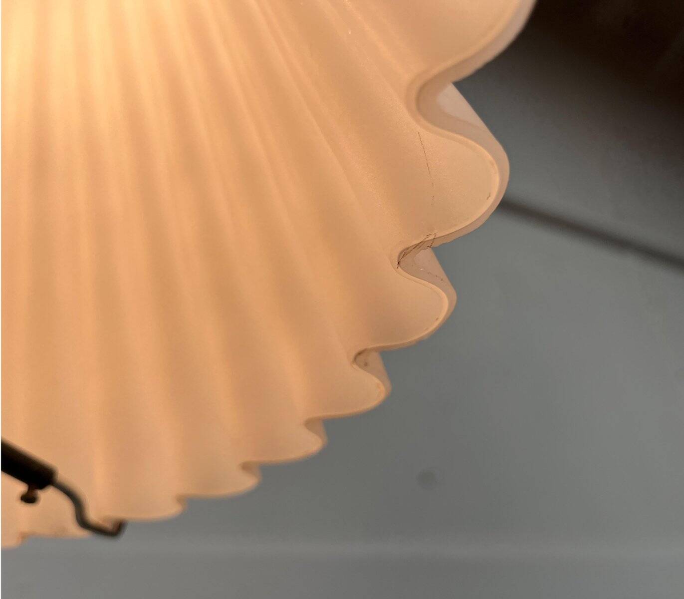 Lampadaire Vintage en Verre de Murano Italien, Années 1970