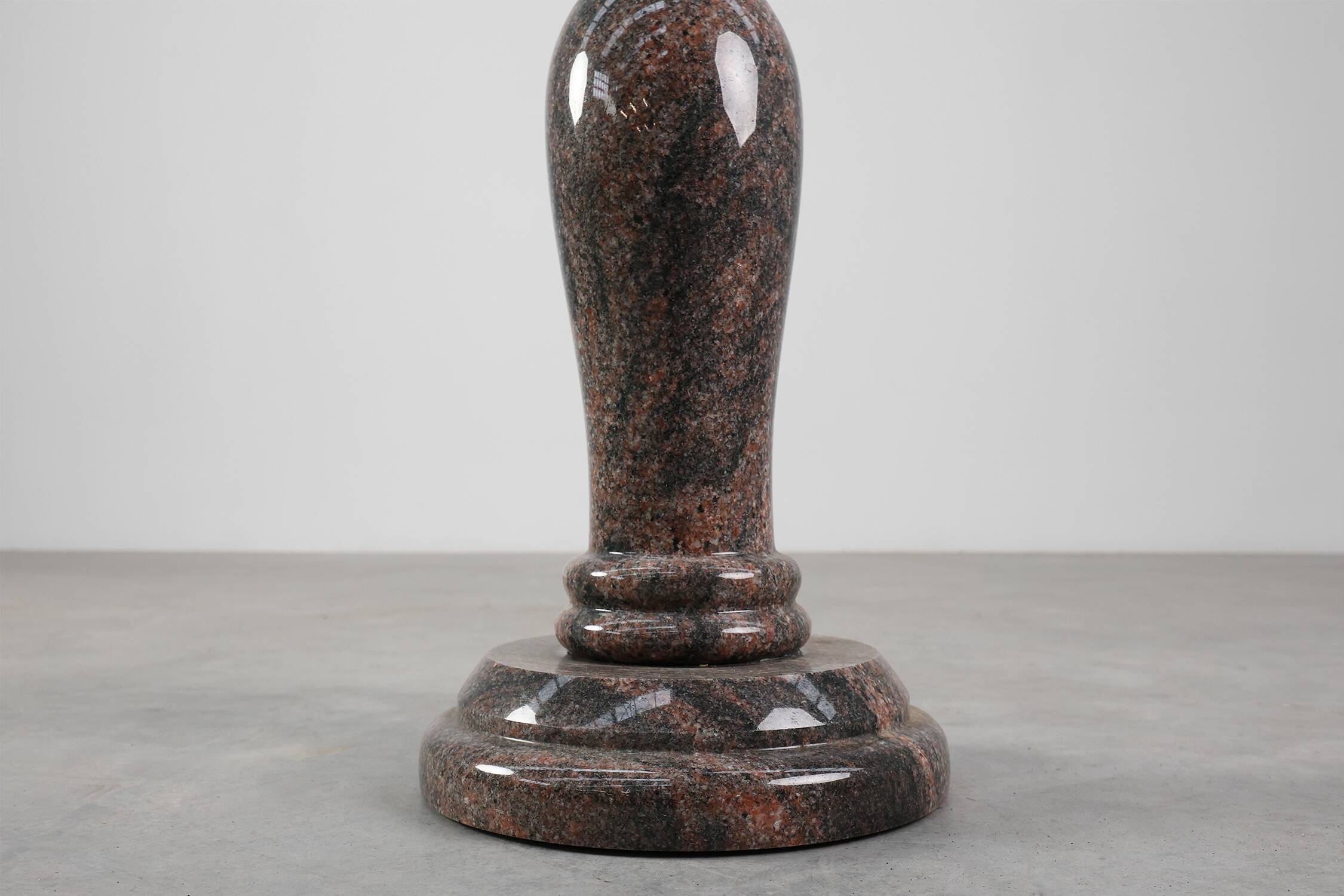 Large Mid-Century Granite Pedestal, Italy 1960s