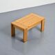 Pine coffee table Les Arcs, circa 1970