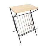 Scoubidou side table 1960 vintage saddle or end table
