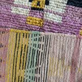 Large new purple Boujad Berber rug 165x270 cm