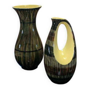 Set of St Clément vases