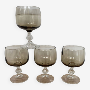 Set of 4 Luminarc liqueur glasses, Domaine model