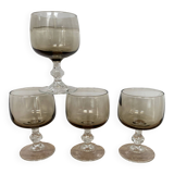 Set of 4 Luminarc liqueur glasses, Domaine model