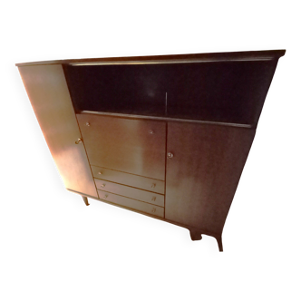 Oak scriban carpenter manufacture