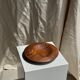 Small circular teak monoxyle pocket tray D25 H7