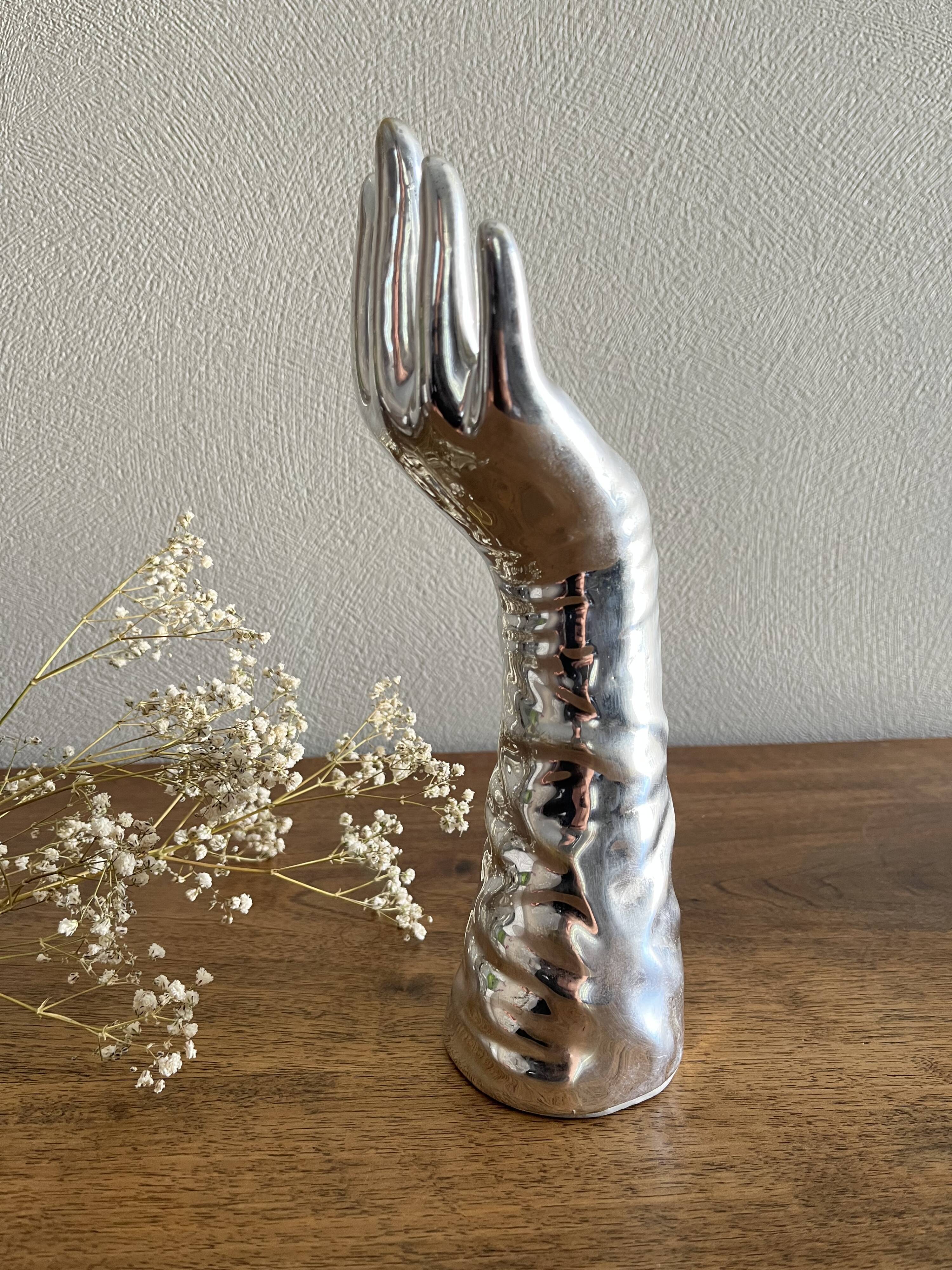 Hand baguier vintage soliflore