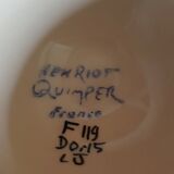 Baguier Henriot Quimper in the shape of a Breton hat