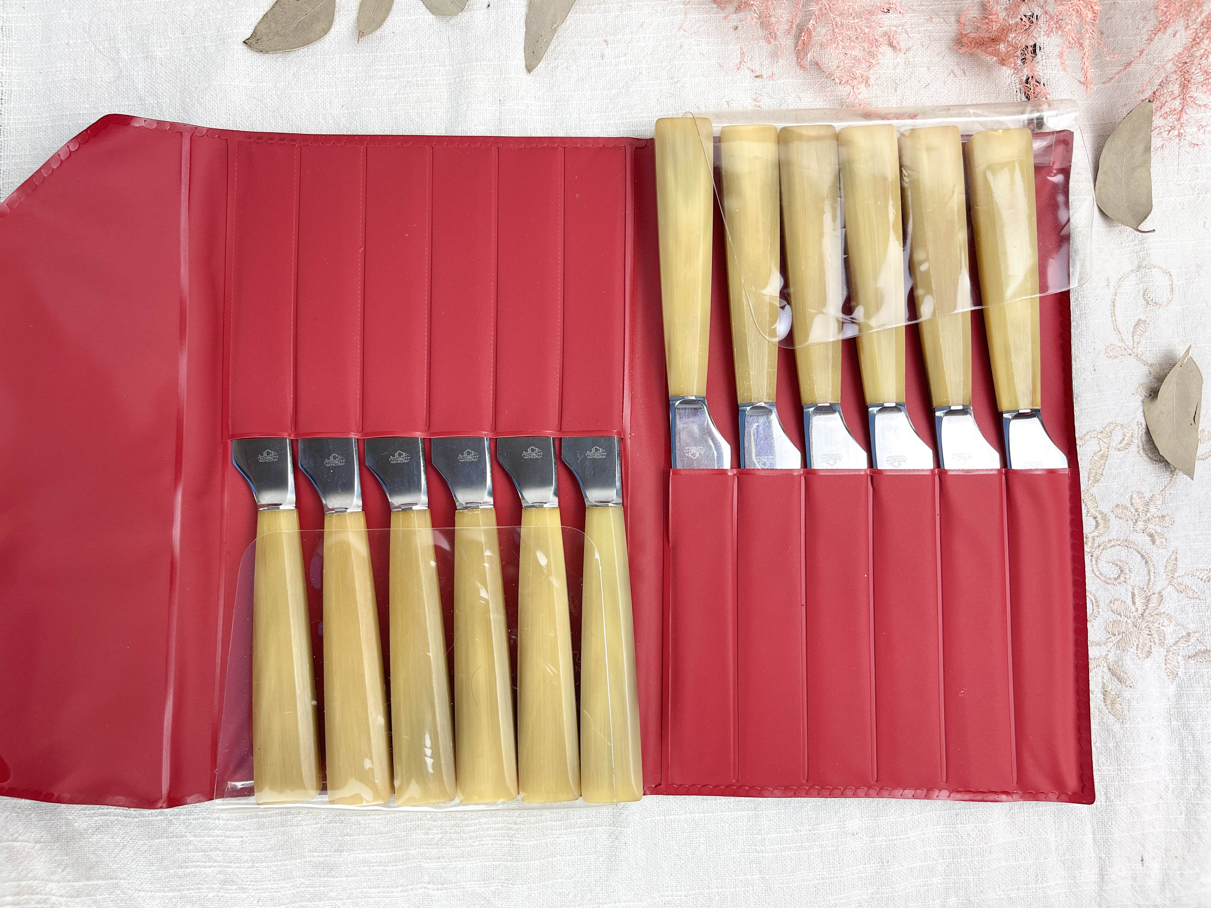 12 vintage nogent knives