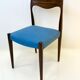 Suite de 4 chaises scandinaves, 1960s